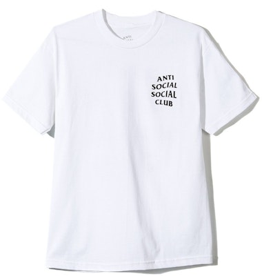 Anti Social Social Club Logo 2 Tee White Buy Anti Social Social Club Logo 2 Tee White
