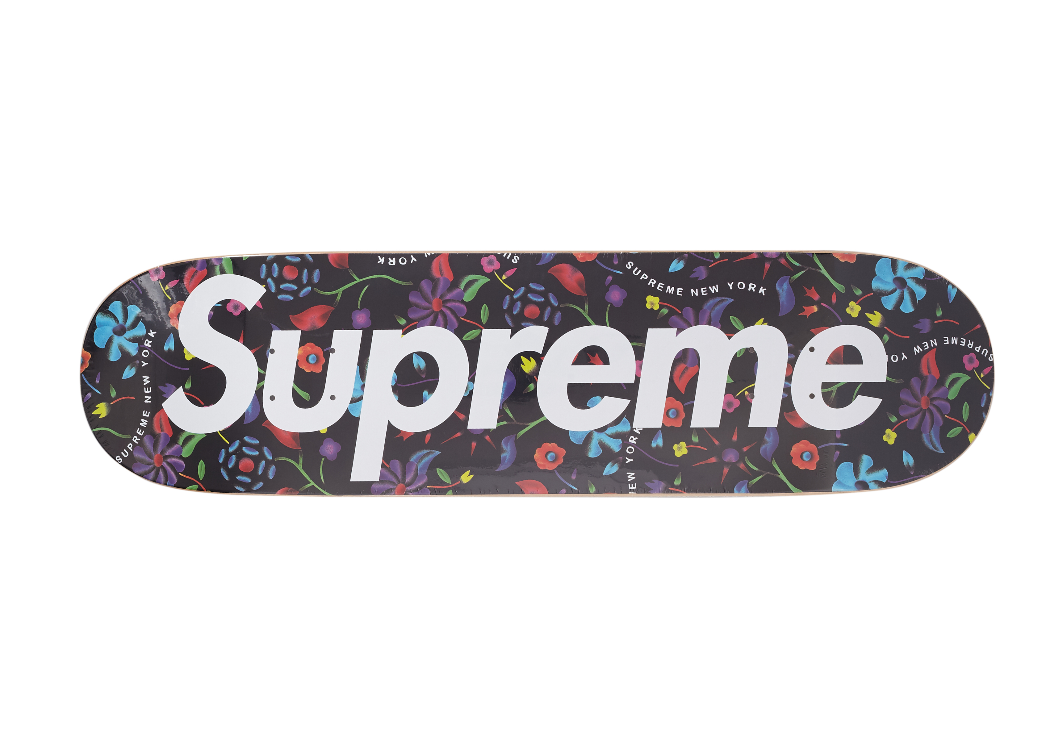 Supreme Airbrushed Floral Skateboard Deck Black - Novelship