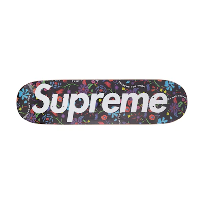 Supreme Airbrushed Floral Deck Black
