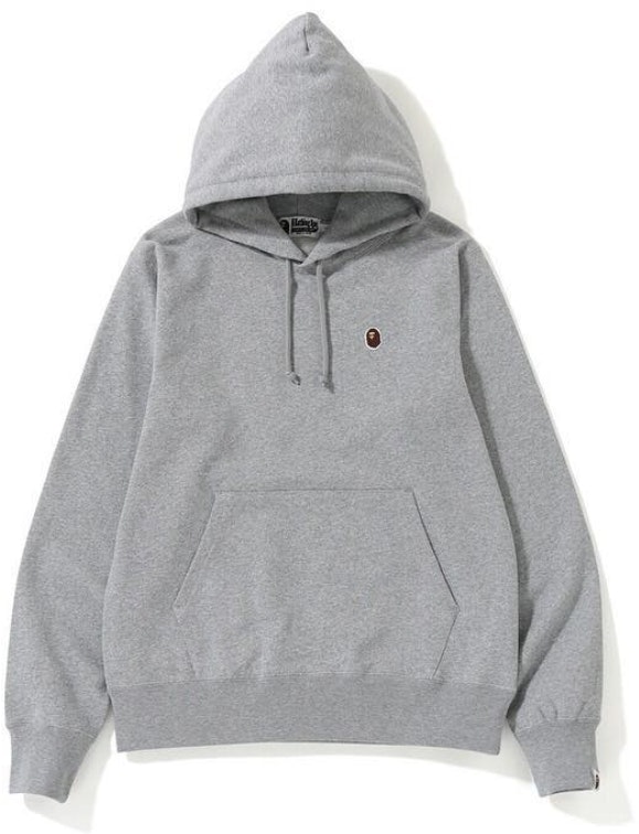 bape-silicon-one-point-pullover-hoodie-grey