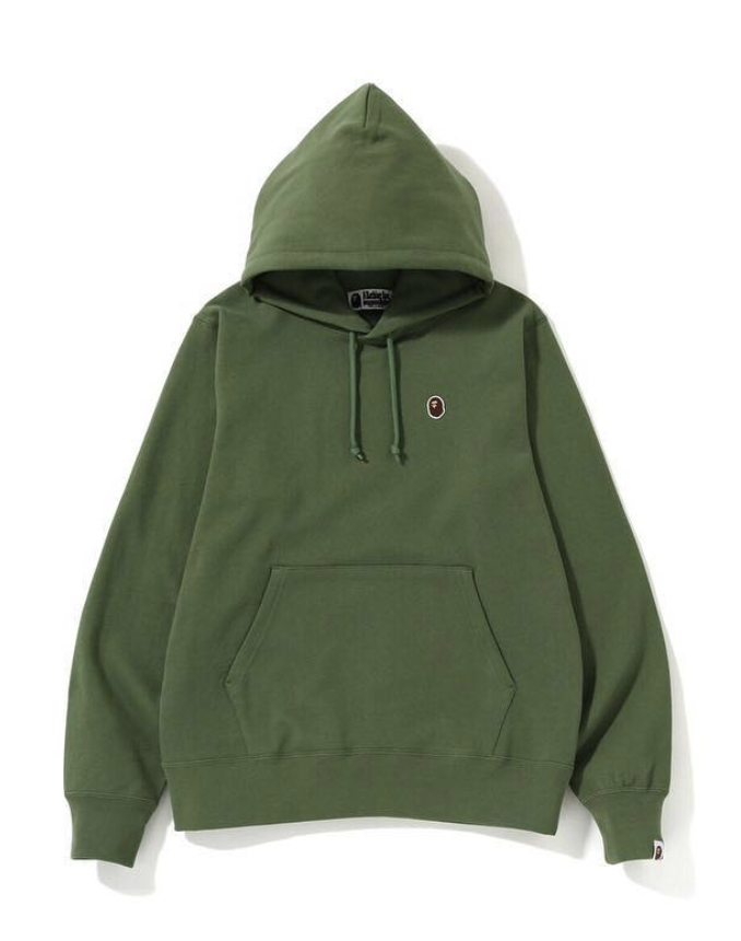 Buy Sudadera BAPE Silicon One Point con Capucha Verde Oliva