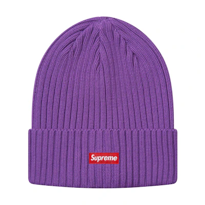 Supreme Overdyed Beanie Purple