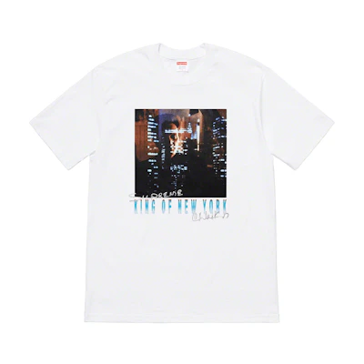 Supreme Christopher Walken King Of New York Tee White