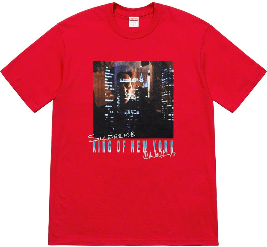 supreme-christopher-walken-king-of-new-york-tee-red
