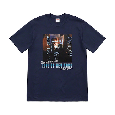 Supreme Christopher Walken King Of New York Tee Navy
