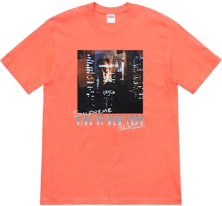 Supreme Christopher Walken King Of New York Kaos Oranye Neon Buy Supreme Christopher Walken King Of New York Kaos Oranye Neon