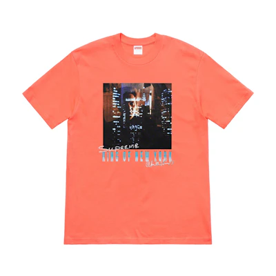 Supreme Christopher Walken King Of New York Tee Neon Orange
