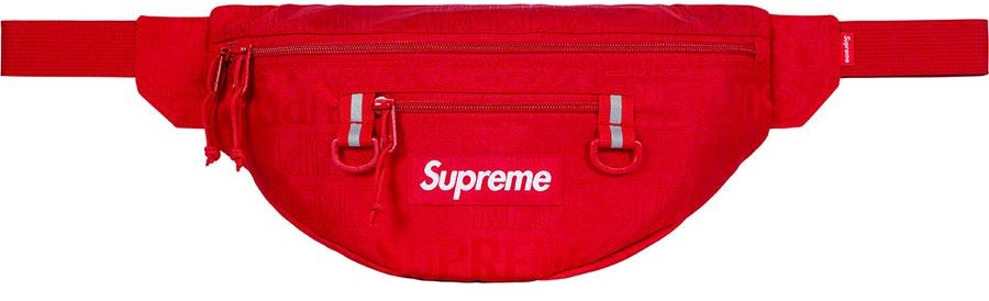 Supreme Waist Bag (SS19) RedSupreme Waist Bag (SS19) Red - OFour