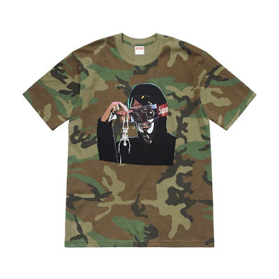 Supreme Creeper Tee Woodland Camo