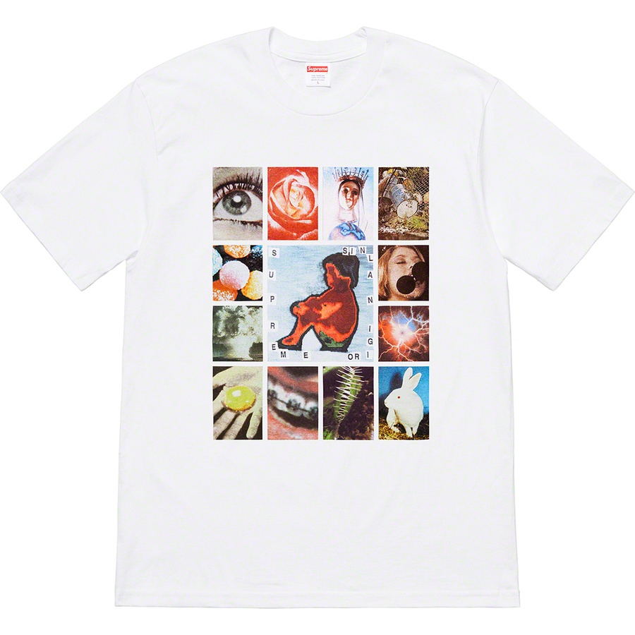 Supreme white cheap t shirt original