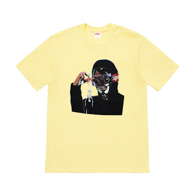 Supreme Creeper Tee Pale Yellow