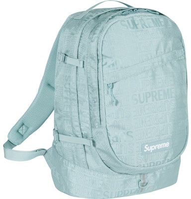 Supreme SS19 Backpack - Ice / Black / Olive