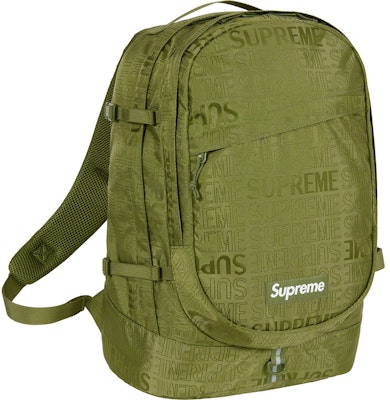 Supreme Backpack SS 19 Olive - Stadium Goods