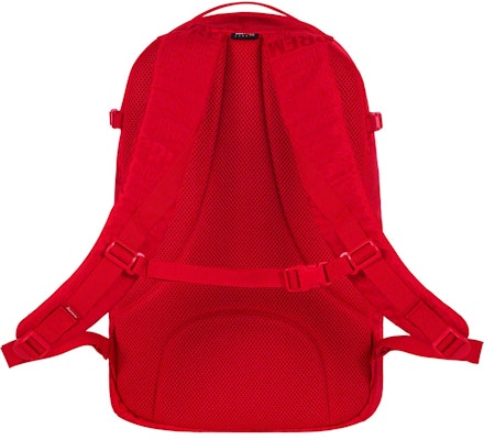 Supreme Backpack (SS19) Red Lookbook Supreme Backpack (SS19) Red