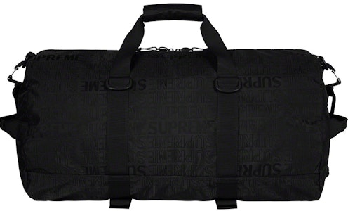 Supreme SS19黑色行李包 Order Supreme SS19黑色行李包