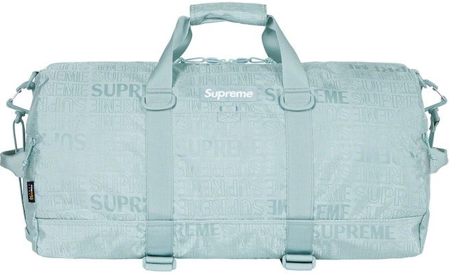 WTS] Used Supreme SS19 Light Blue Duffle Bag $140 OBO and Random Stickers  for $2-4 Each, $150 for everything if bought together : r/Supreme
