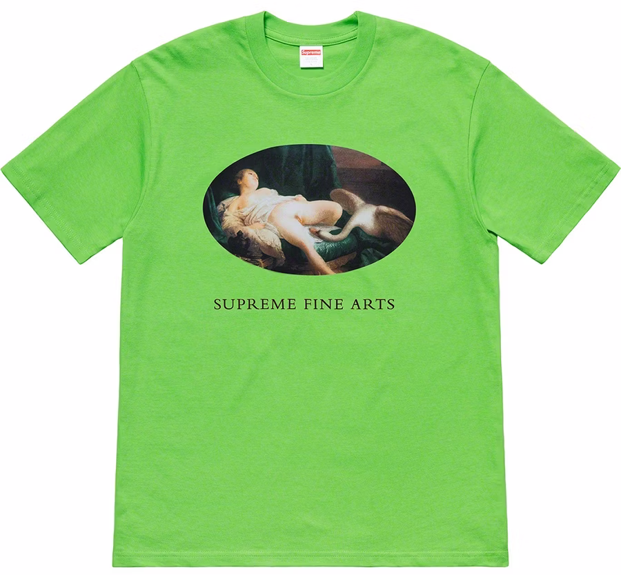 supreme-leda-and-the-swan-tee-green