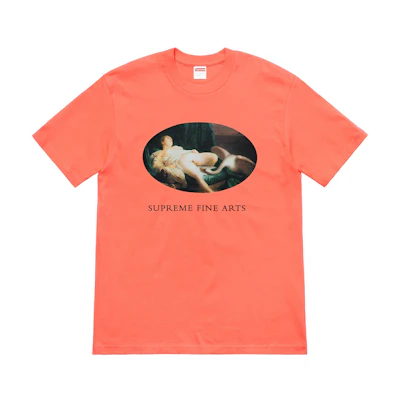 Supreme Leda And The Swan Tee Neon Orange