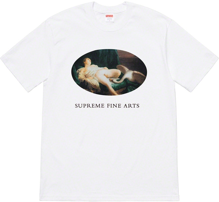 supreme-leda-and-the-swan-tee-white