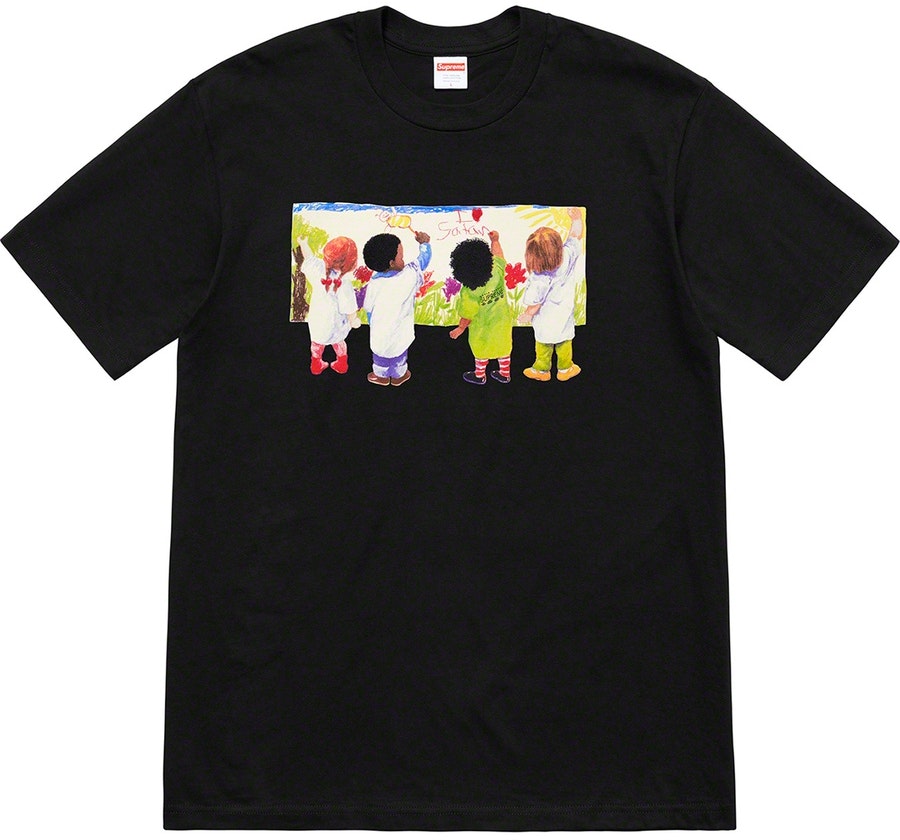supreme-kids-tee-black
