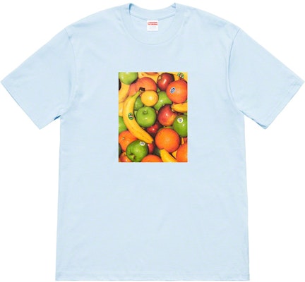 Supreme Fruit Tee Light Blue Buy Supreme Fruit Tee Light Blue