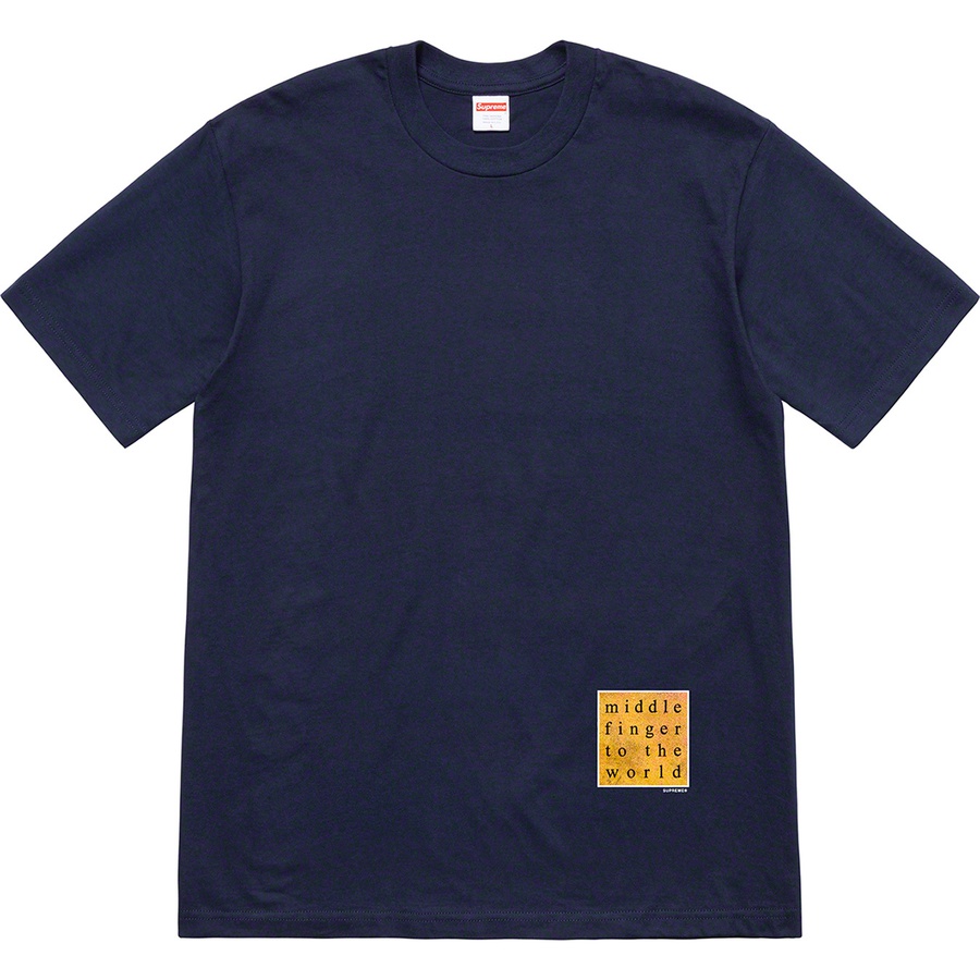 middle finger to the world tee