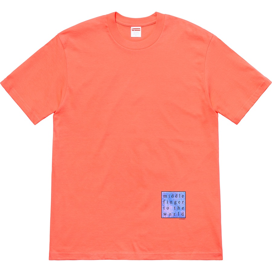 Buy Supreme Kaos Neon Oranye Middle Finger To The World