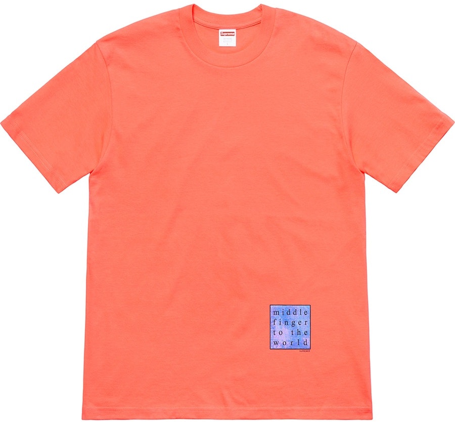supreme-middle-finger-to-the-world-tee-neon-orange