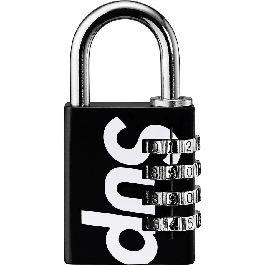 Supreme Numeric Combination Lock Black