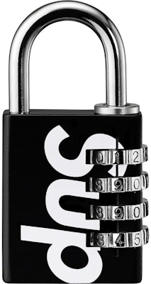 Supreme Numeric Combination Lock Black Buy Supreme Numeric Combination Lock Black