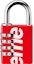 Order 슈프림 숫자 자물쇠 (레드)