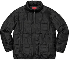 Supreme Bonded Logo Puffy Jacket Black Supreme Bonded Logo Puffy Jacket Black