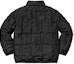 Order Supreme Jaket Puffy Logo Bonded Hitam