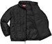 Lookbook Supreme Jaket Puffy Logo Bonded Hitam