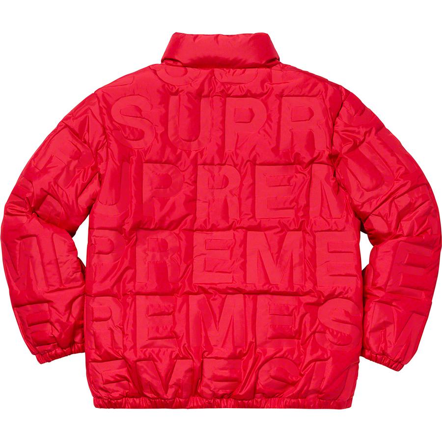 Supreme Bonded Logo Puffy Jacket Red - Novelship