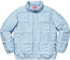 Supreme Bonded Logo Puffy Jacket Light Blue Supreme Bonded Logo Puffy Jacket Light Blue