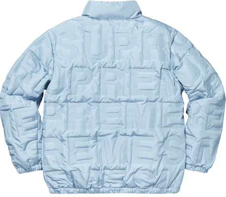 シュプリーム ボンデッド パフィー ジャケット (ライトブルー)
Order シュプリーム ボンデッド パフィー ジャケット (ライトブルー)