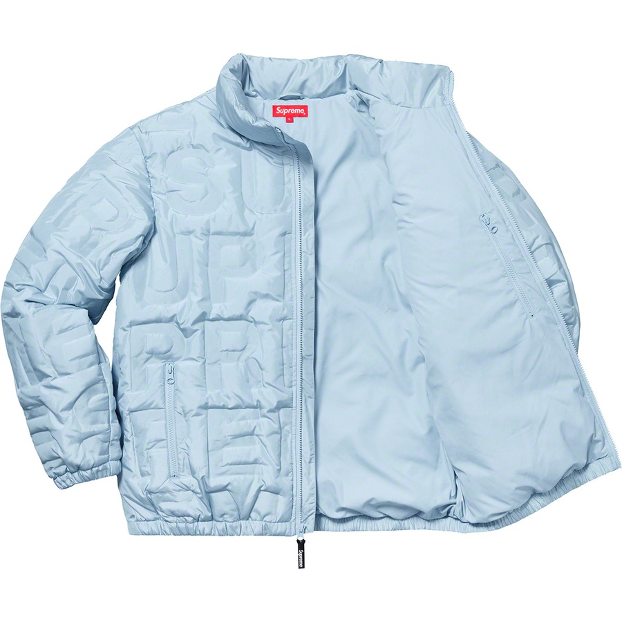 Supreme bonded hotsell logo puffy jacket