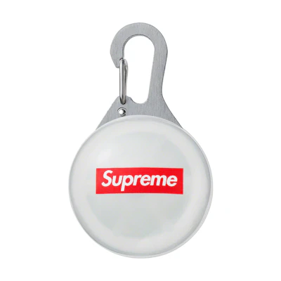 Supreme Spotlight Keychain White