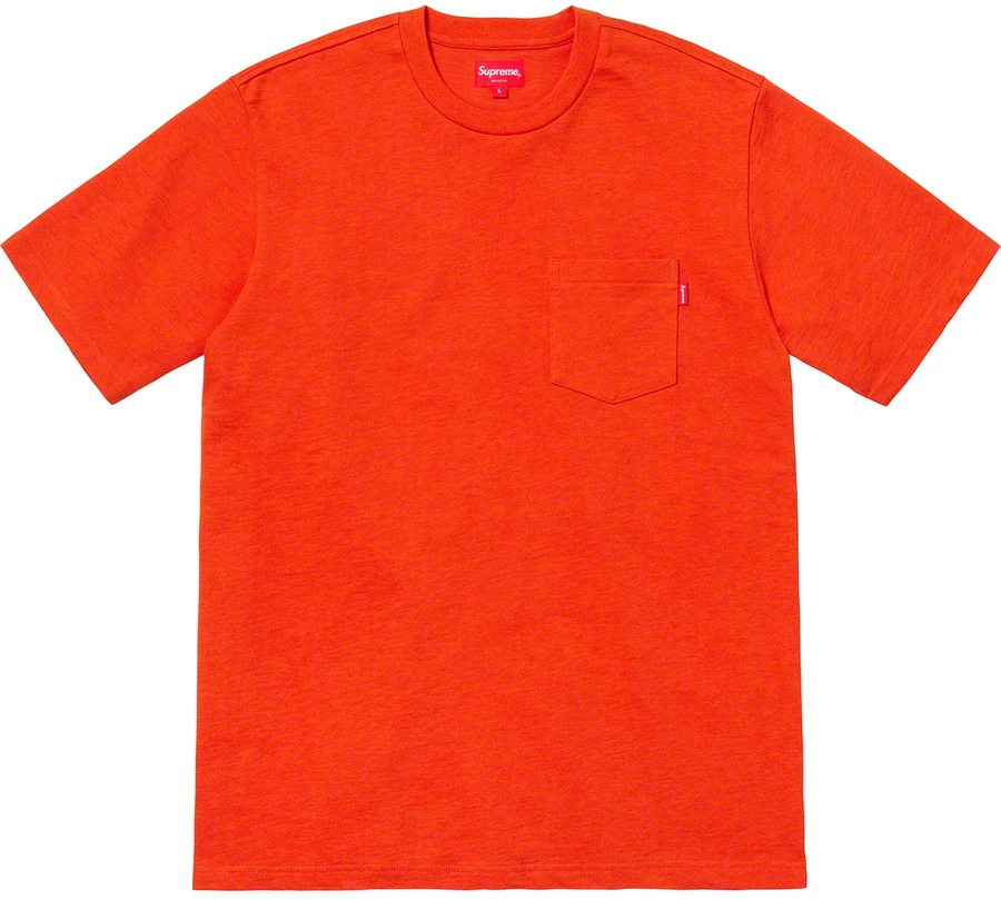 supreme-s-s19-ss-pocket-tee-heather-dark-orange