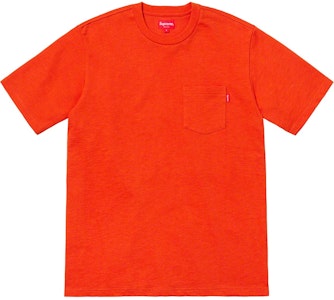 Supreme Kaos Saku 1 Lengan Pendek Heather Orange Gelap Buy Supreme Kaos Saku 1 Lengan Pendek Heather Orange Gelap