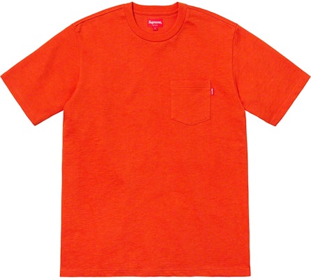 Supreme 短袖口袋T恤 1 赫色色 Buy Supreme 短袖口袋T恤 1 赫色色