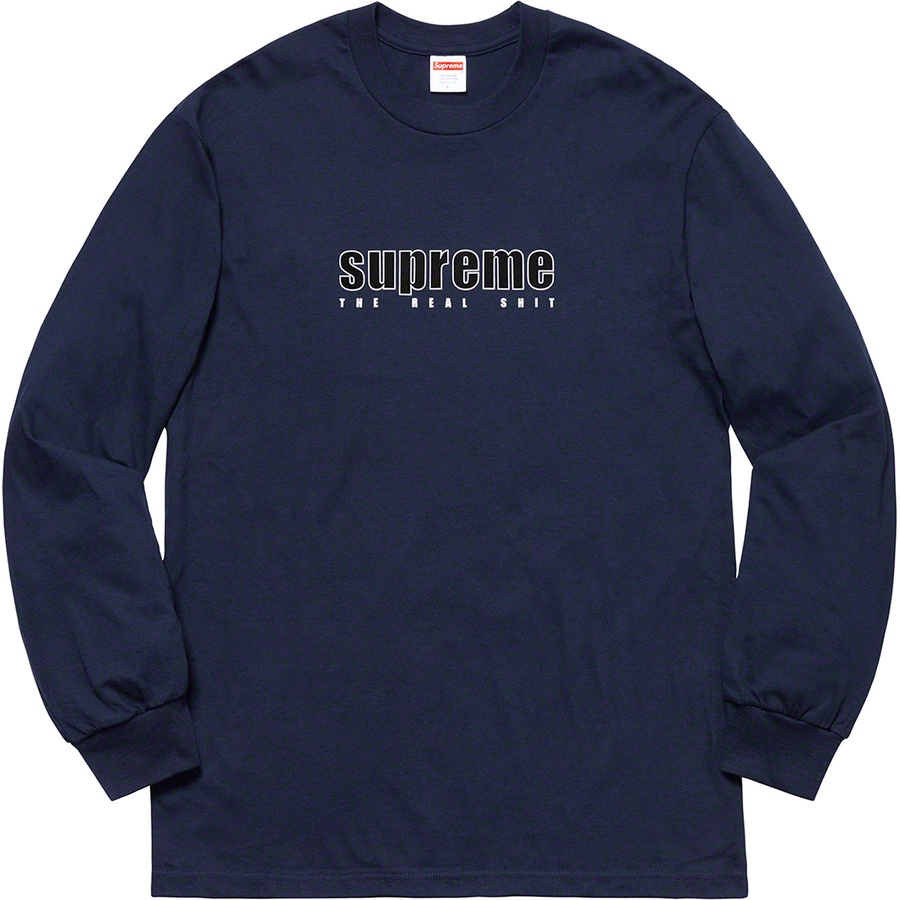 Supreme The real shit L/S tee - Tシャツ/カットソー(七分/長袖)