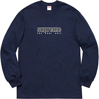 Supreme The Real Shit L/S Tee Navy