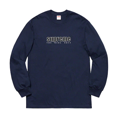 Supreme The Real Shit L/S Tee Navy