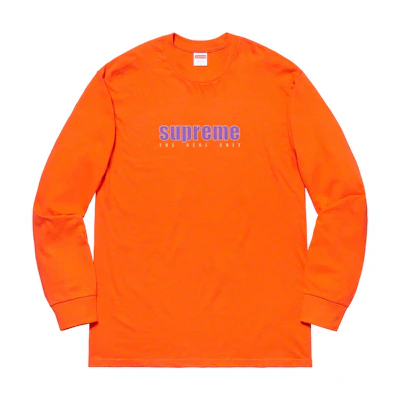 Supreme The Real Shit L/S Tee Orange