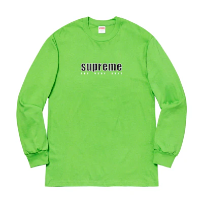 Supreme The Real Shit L/S Tee Green