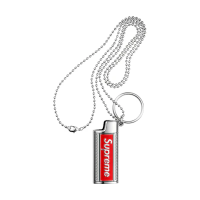 Supreme Metal Lighter Holster Silver