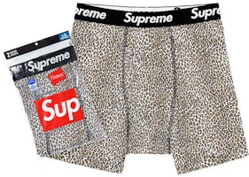 Supreme Hanes Leopard Boxer Briefs (2 Pack) Supreme Hanes Leopard Boxer Briefs (2 Pack)