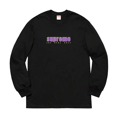 Supreme The Real Shit L/S Tee Black